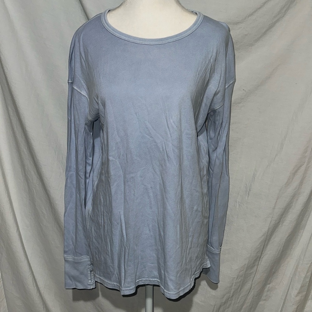 light blue 100% cotton Offline by Aerie long sleeve shirt size xs